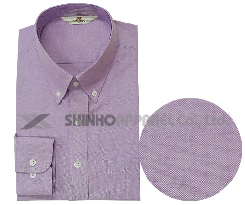 SHN-20 ㅣ퍼플 옥스포드 남방 셔츠