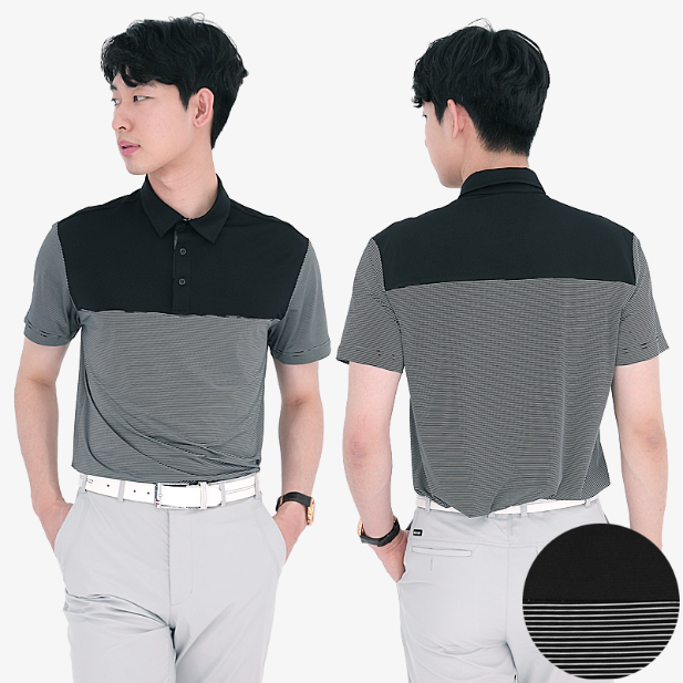 SHC-022 블랙 기능성 티셔츠