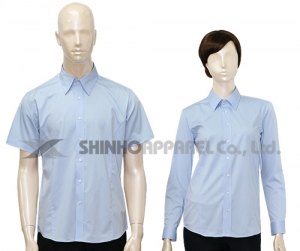 SHN-0270ㅣ스카이 블루 스판 남방 셔츠