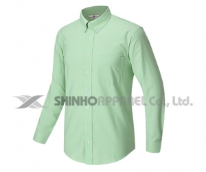 SHN-22ㅣ그린 옥스포드 남방 셔츠