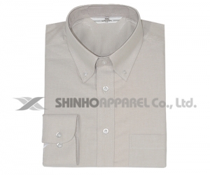 SHN-11 ㅣ베이지 옥스포드 남방 셔츠
